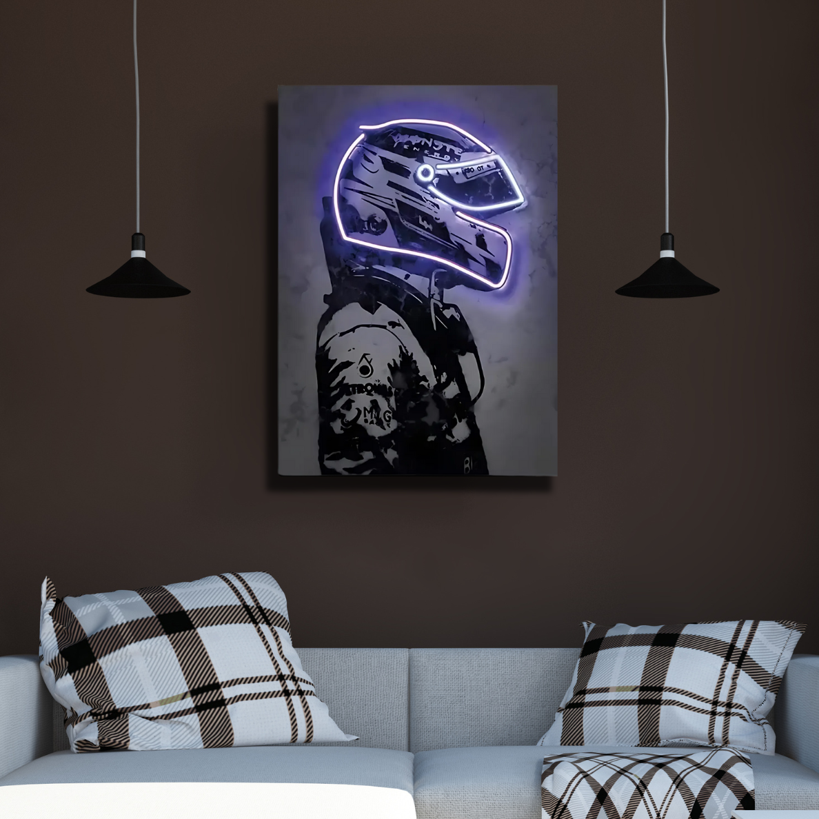 Affiche Led Pilote